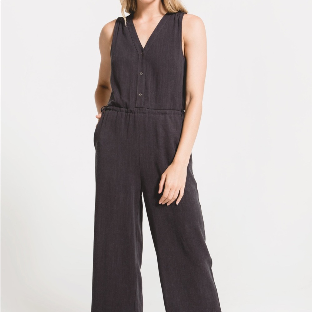 Cinched waist jumpsuit